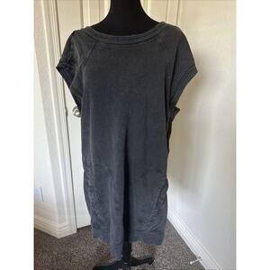 Daily Practice Anthropologie Black Mini Dress Women’s Size Small Pockets